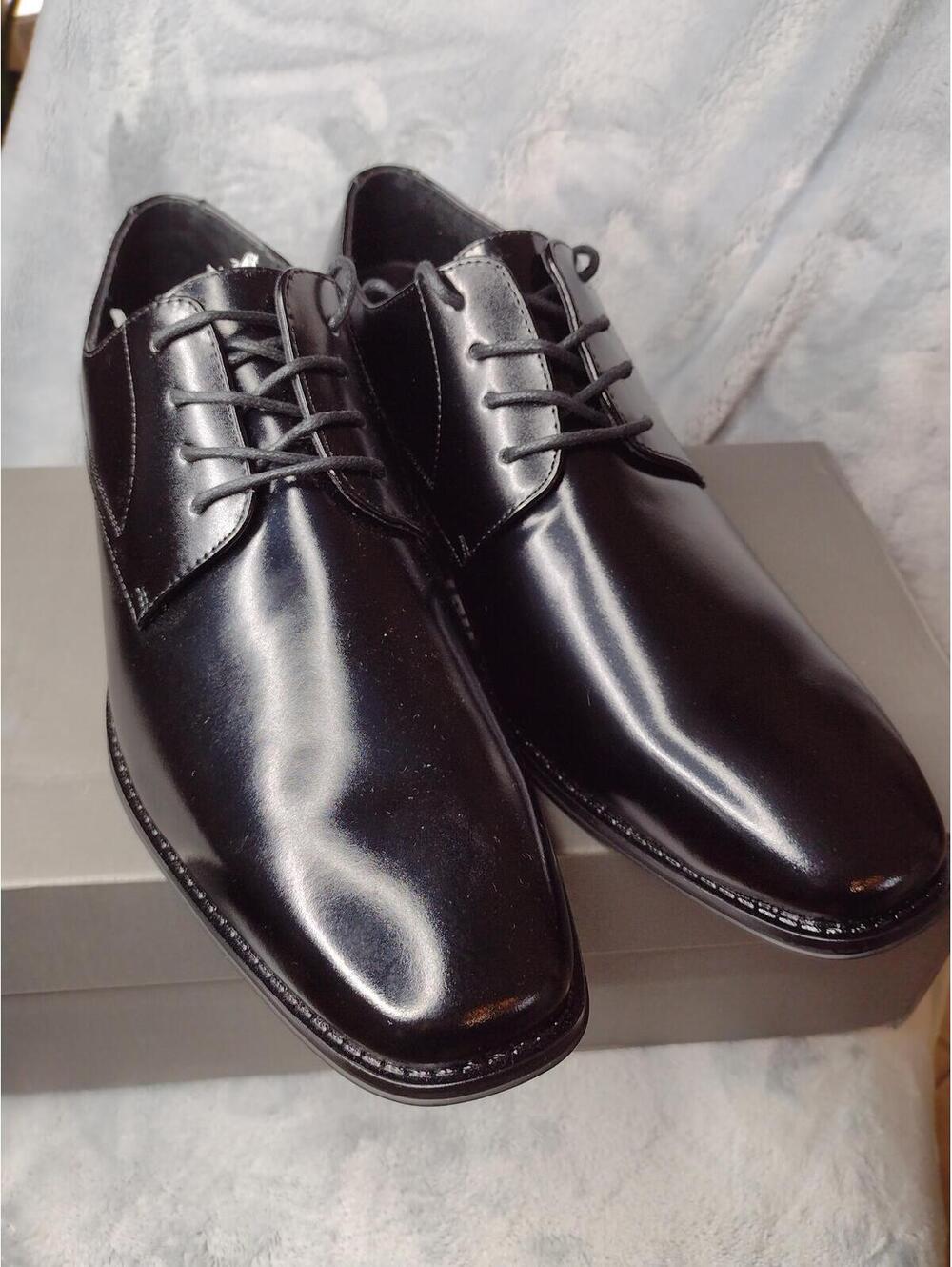 NWT Stacy Adams Men's Wayde/Black Dress Shoes Size 12